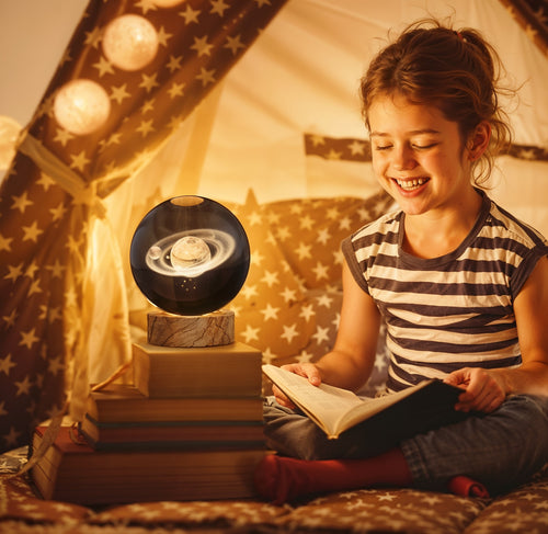 3D Saturn Crystal™ Ball Lamp